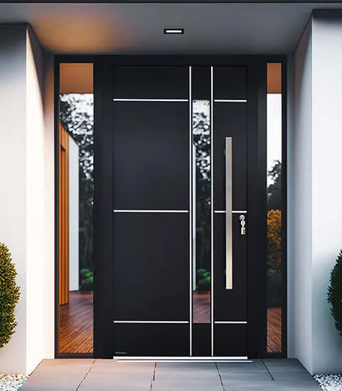 model ușă intrare premium antiefracție masiv cluj