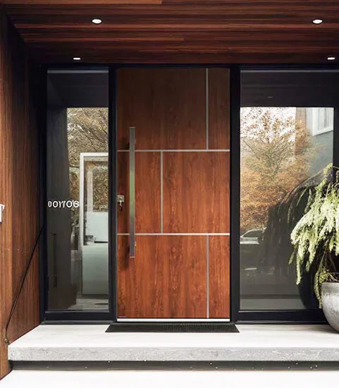 model ușă intrare premium antiefracție masiv cluj